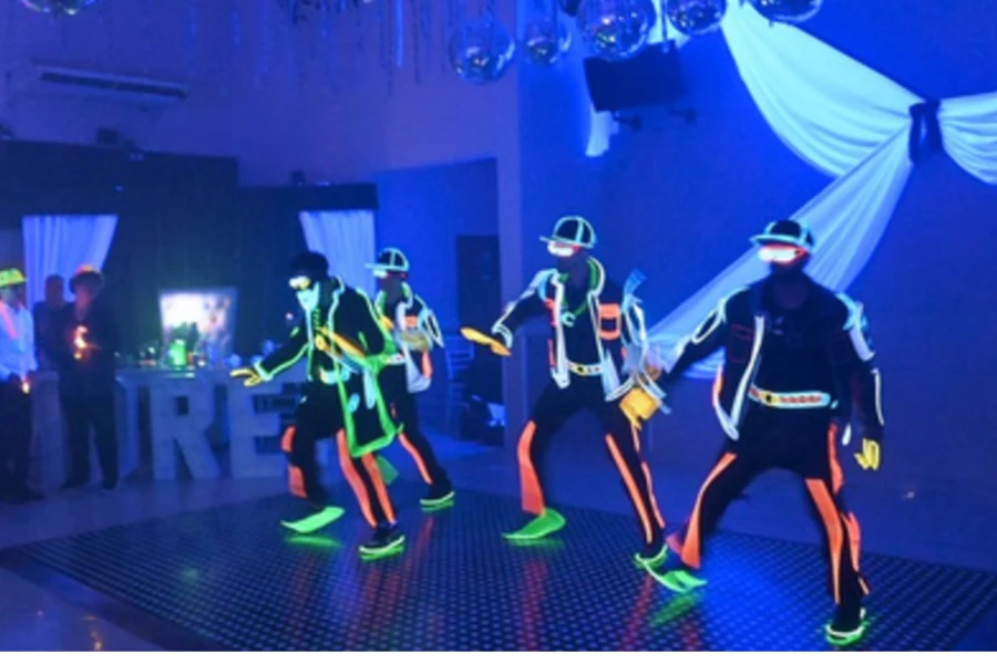 Salón durante un show